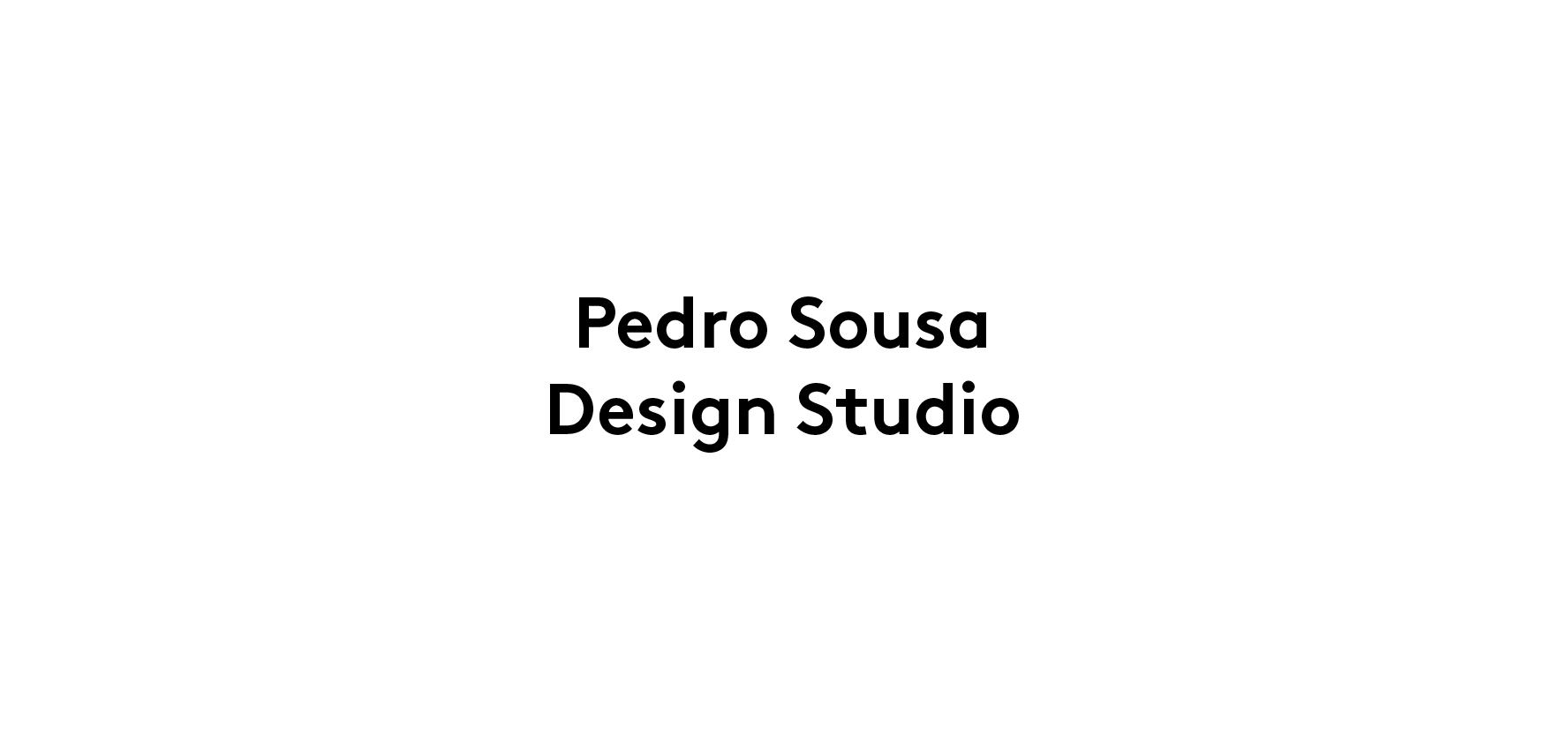 Cover image of the Pedro Sousa Design Studio project